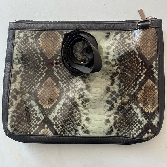 French Connection | Snakeskin Pattern Shoulder Bag - Picture 10 of 14